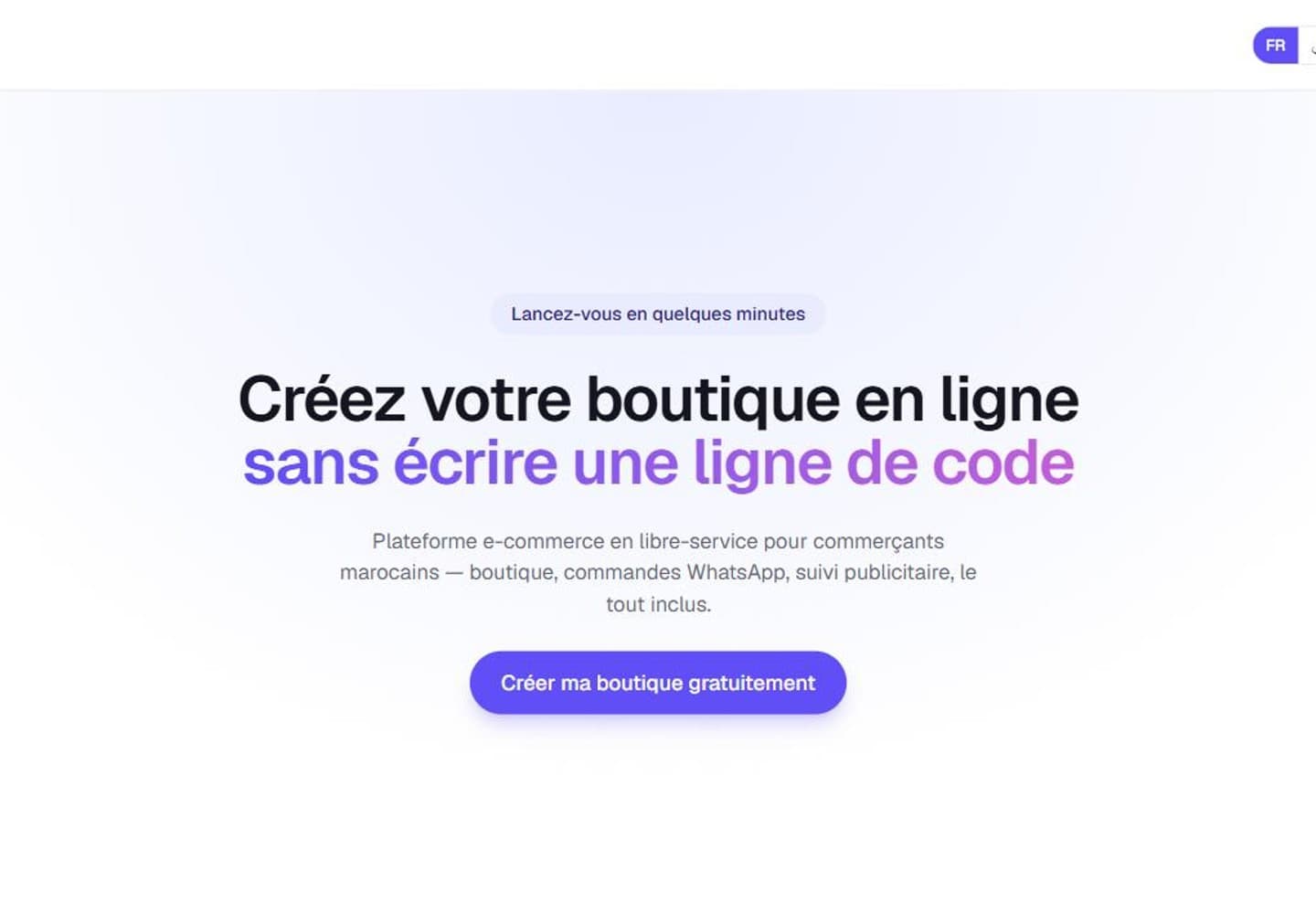 Aperçu du site MaBoutique (store.opencenter.ma)
